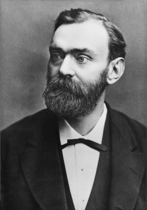 Porträtt med Alfred Nobel