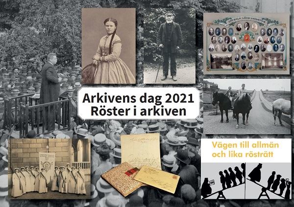 Arkivens dag Uppsala bildkollage