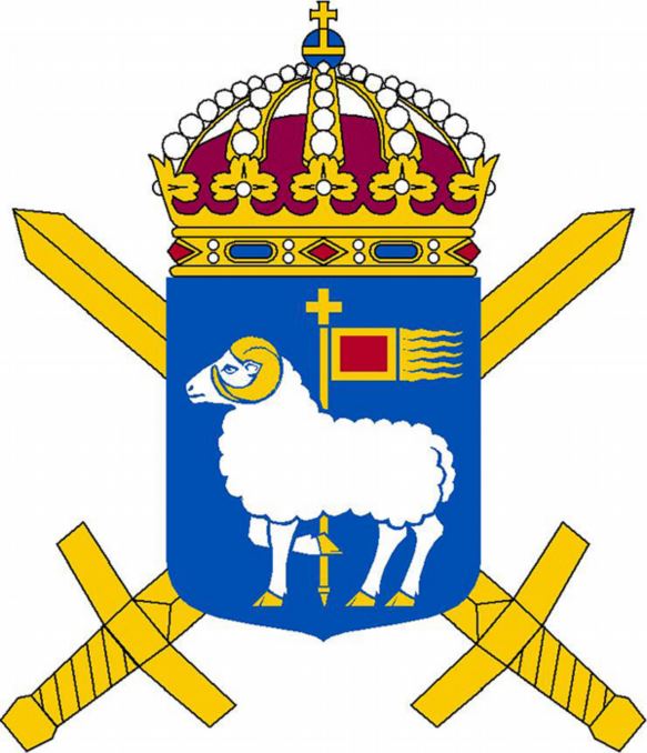 Vapen, Gotlands regemente (P 18).