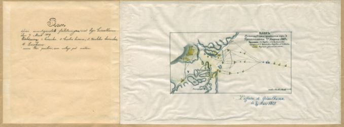 Rysk karta över Grisslehamn, Krigsarkivet: Sveriges krig 19:10